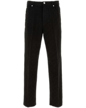 Ferragamo Black Cotton Pant