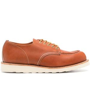 Red Wing Shop Moc Leather Brogues - Brown