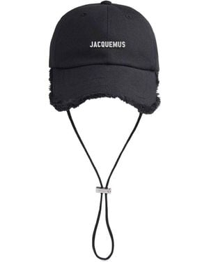 Jacquemus Ausgefranste Artichaut Baseballkappe - Schwarz