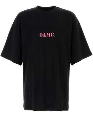 OAMC Cotton T-Shirt - Black