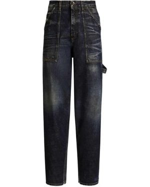 Dolce & Gabbana Dolce & Gabbana Jeans With Logo Plaque - Black