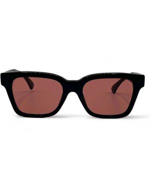 Retrosuperfuture Sonnenbrille America Fantome Xyk Schwarz/Rot Unisex - Braun