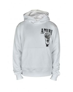 Amiri Graphic Print Crystal Ball Hoodie - Gray