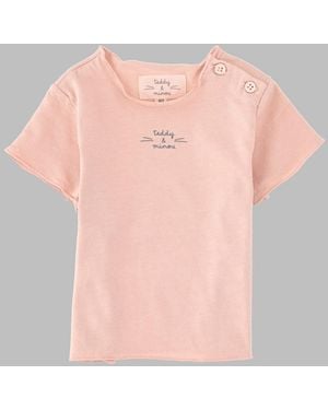 Teddy & Minou Mini T-Shirt 100% Cotton - Pink