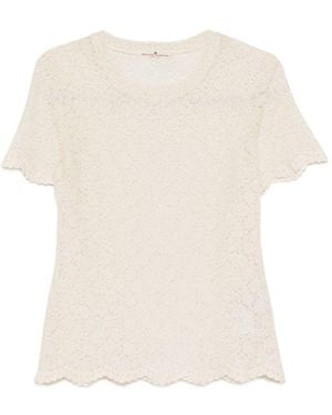 Ermanno Scervino Embroidered T-Shirt - White