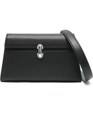 SAVETTE The Symmetry Leather Bag - Black