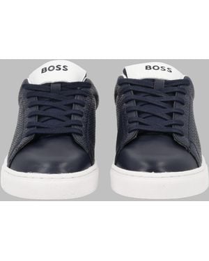 BOSS Sneaker Con Lacci - Blue