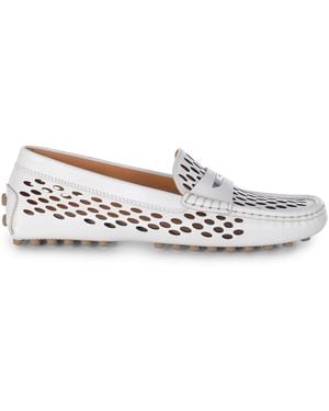 Tod's Loafer Made Of Leather - White