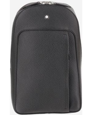 Montblanc Logo Shoulder Bag - Grey