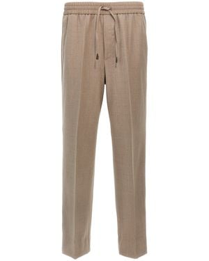 Brioni 'Asolo' Trousers - Natural