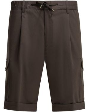 Herno Short cargo en coton - Gris