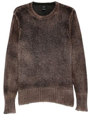 Avant Toi Cashmere Crewneck Jumper - Brown