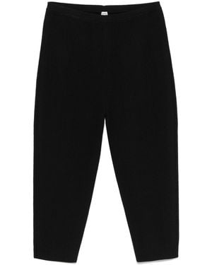 TOTEME Capri Trousers - Black
