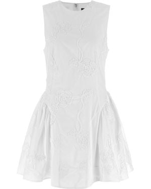 ROTATE BIRGER CHRISTENSEN Embroidery Dress - White