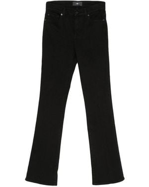 Seven7 Sieben Bootcut-Denim-Jeans - Schwarz