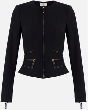 Elisabetta Franchi Jackets - Blue