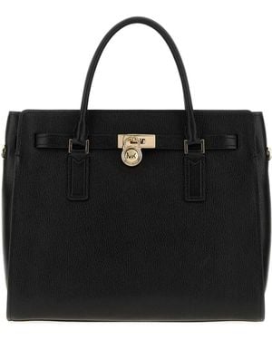 MICHAEL Michael Kors Black Leather Hamilton Moderne Handbag