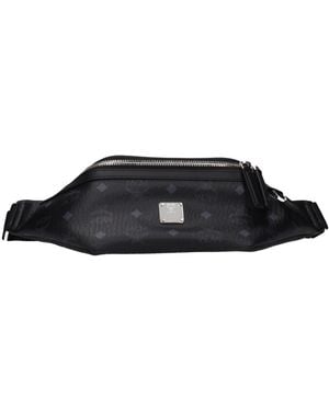 MCM Fabric Backpacks And Messenger Bags - Black