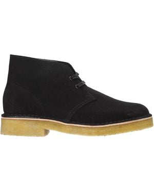 Clarks Stivaletti Uomo Camoscio Nero - Blue