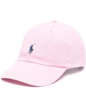 Ralph Lauren Polo Pony Embroidered Cap - Pink