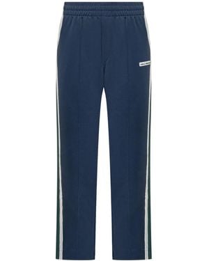 CASABLANCA Pantaloni Sportivi Con Strisce Laterali - Blu