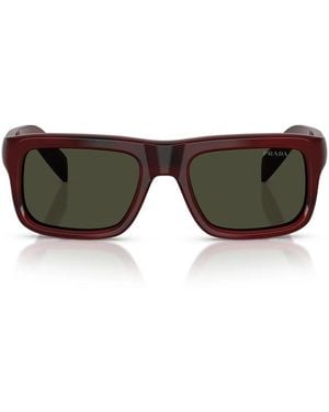 Prada Sonnenbrille Prd11 S 25 J50 X Granatapfelschildkröte/Dunkelgrün Herrens - Braun