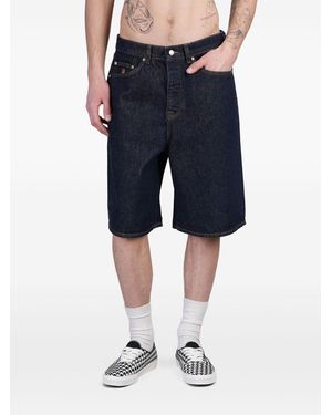 Stussy Shorts en coton denim stussy - Bleu