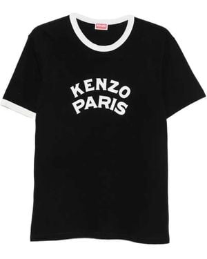 KENZO Paris Emblem T Shirt - Black