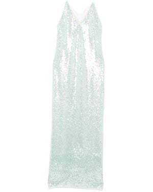 forte_forte Sequined Slip Dress - White
