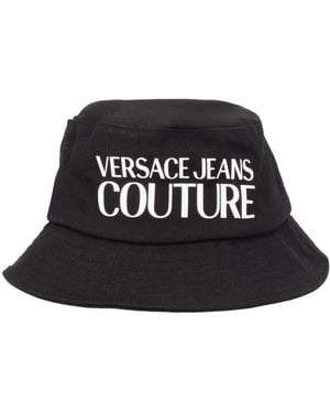 Versace Jeans Couture Cotton Hat - Black
