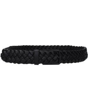 Bottega Veneta Cinture Uomo Pelle Nero - Black