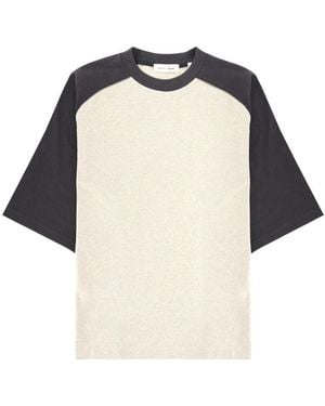 Fear Of God Tshirt Signature Baseball - Blue