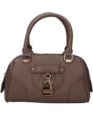 Love Moschino Liebe Moschino Handtaschen Frauen Polyurethan grau/Tortora - Braun
