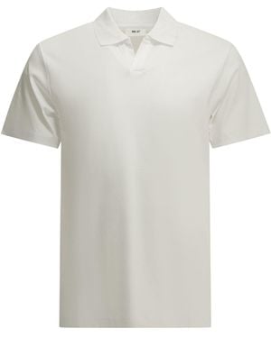NN07 "Paul" Buttonless Polo Shirt - White