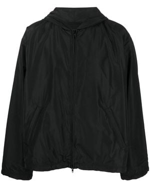 Balenciaga Nylon Zipped Jacket - Black