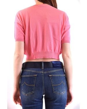 P.A.R.O.S.H. Damen andere materialien strickjacke - Pink