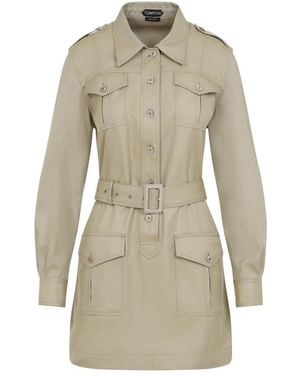 Tom Ford Safari Minikleid - Natur