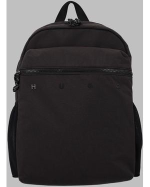 HUGO Logo-Detail Backpack - Black
