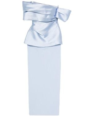 Solace London Lucine Maxi Dress - Blue