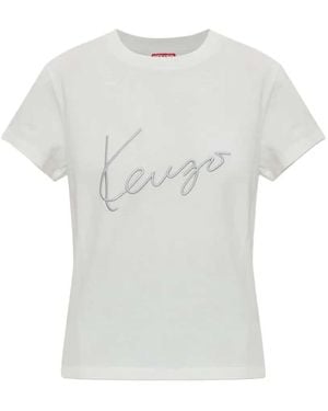 KENZO Logo T-shirt - Wit