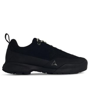 ROA 'Cingino' Polyurethane Blend Trainers - Black