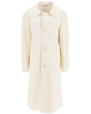 Maison Margiela Cotton Coat - Natural