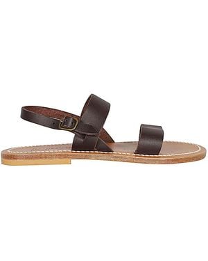 K. Jacques Barigoule Ledersandalen - Braun