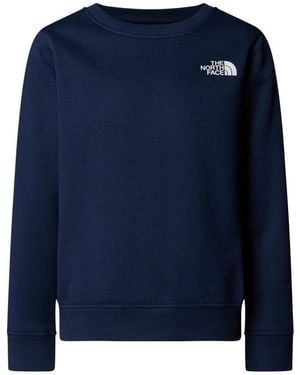 The North Face T Shirt With "Crew" Logo - Blue