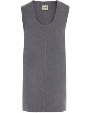 KHAITE Nyona Dress - Gray