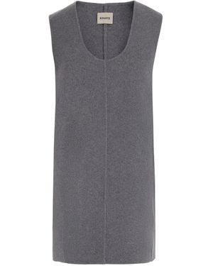KHAITE Nyona Dress - Gray