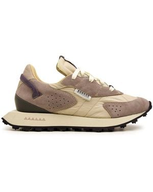 RUN OF Beige de zapatillas - Blanco