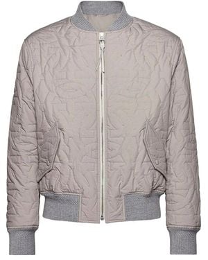 Ferragamo Gesteppte Bomberjacke - Grau