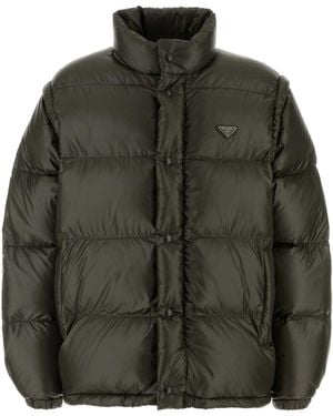 Prada Quilted Jacket - Green