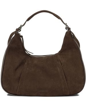 Officine Creative "Ghinza 002" Large Shoulder Bag - Brown
